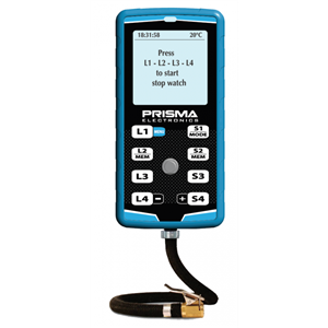 Manomètre de pression de pneu digital + Chrono Prisma HPM4 STW  - 0 à 5 bars