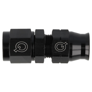 Raccord QSP Femelle droit D06 (9,5mm) pour tube Hardline - Noir