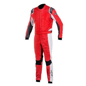 Combinaison FIA Alpinestars GP Tech - Rouge/Argent