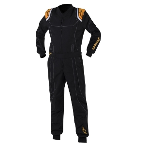 Combinaison Karting Alpinestars K-MX9 S pour enfant - Noir/Orange fluo