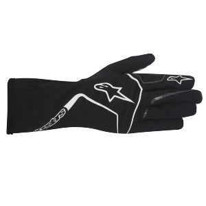 Gants Karting Alpinestars Tech-1 K Race pour enfant - Noir/Blanc
