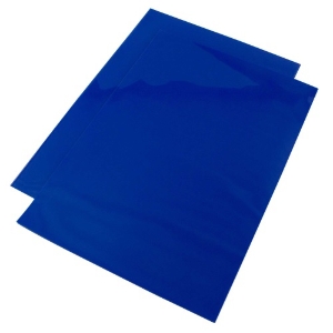 Bavettes universelles 3mm (2pces) - Bleu