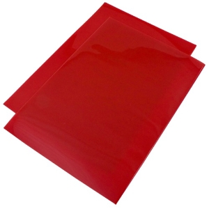 Bavettes universelles 3mm (2pces) - Rouge