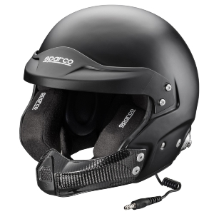 Casque FIA Jet Sparco Air Pro RJ-5i Kevlar/Fiberglass avec Intercom - Gris