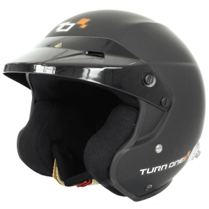 Casque FIA Turn One Jet-RS 8859-2015 - Noir mat