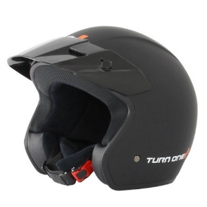 Casque jet Turn One Track - Noir