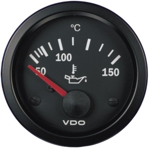 Manomètre température d'huile VDO Cockpit Vision Ø 52mm 50-150°C - Noir