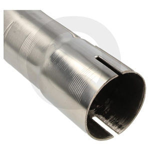 Tube d'échappement QSP 1m 76mm - Inox