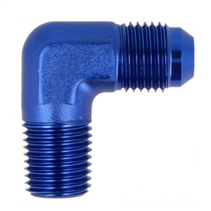 Adaptateur QSP Mâle/Mâle 90° D03 - 1/8 NPT   -   Bleu