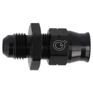 Raccord QSP Mâle droit D06 (9,5mm) pour tube Hardline - Noir