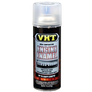 Spray peinture haute température VHT Engine Enamel - Vernis brillant transparent