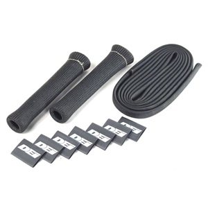 Protection thermique pour faisceau d'allumage (pour 2 câbles de bougie) - Noir