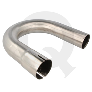 Coude d'échappement QSP 180° 51mm - Inox