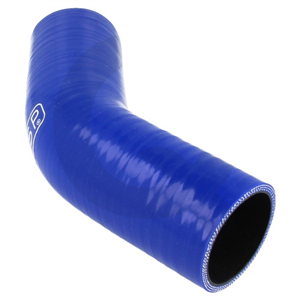 Durite silicone QSP coudée à 45° pour carburant/huile 51mm - Bleu