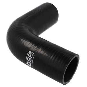 Durite silicone QSP coudée à 90° pour carburant/huile 57mm - Noir