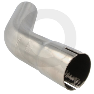 Coude d'échappement QSP 45° 51mm - Inox