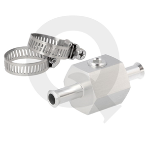 Adaptateur QSP Mâle/Mâle 8mm pour sonde 1/8 NPT - Aluminium