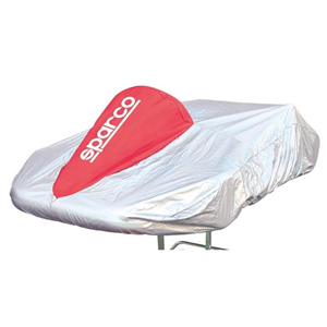 Housse de protection karting Sparco - Gris/Rouge