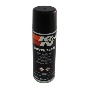 Huile K&N en spray 204ml pour filtres à air