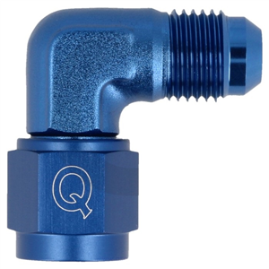 Adaptateur QSP Femelle/Mâle 90° D06   -   Bleu