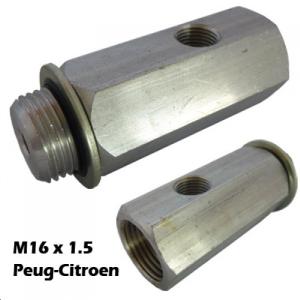 Adaptateur Té M18x1,5 (M&F) pour sonde 1/8 NPT - Peug/Citroen