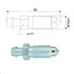 Purgeur M10 x 1   (L= 36mm)