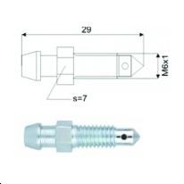 Purgeur M6 x 1   (L= 29mm)