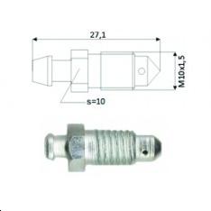 Purgeur M10 x 1,5   (L= 27,1mm)