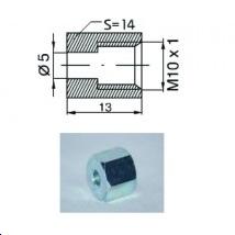 Raccord femelle M10 x 1   (Diam. Int= 5mm)