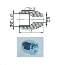 Raccord femelle 3/8''UNF   (Diam. Int= 5mm)