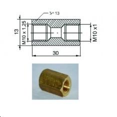 Connecteur femelle réduction M10x1,25 - M10x1 convexe