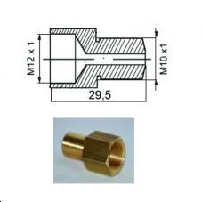 Raccord femelle M12x1 - Mâle M10x1