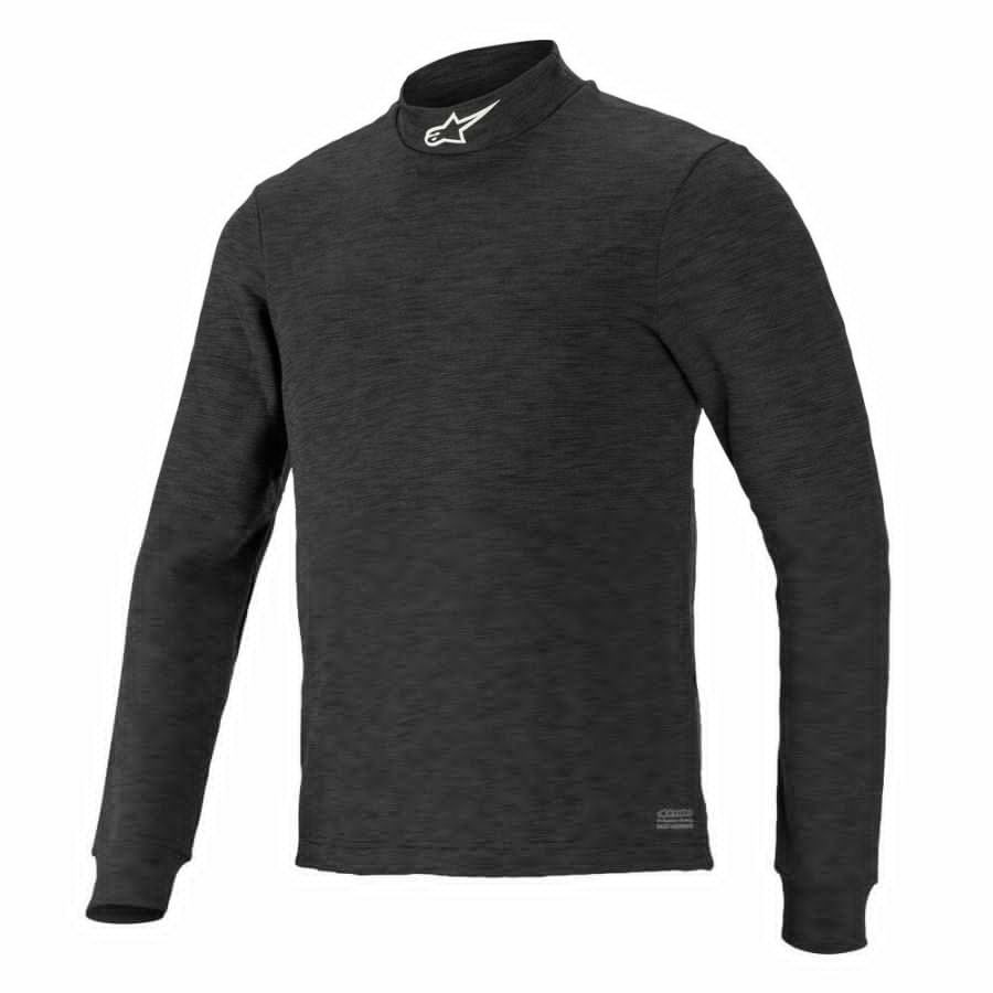 T-shirt FIA manches longues Alpinestars Race V3 - L - Noir