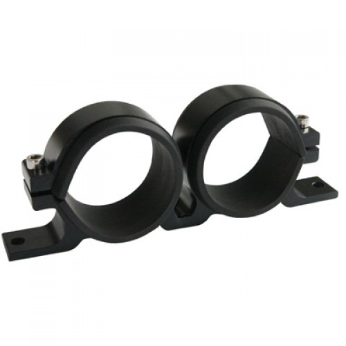 [QG00702DZ] Support de pompe aluminium double   -   Noir
