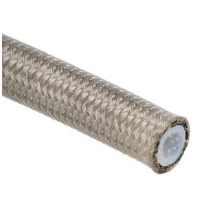 [QGSSPT04CL] Durite QSP Teflon gainée transparente D04 pour circuit d'embrayage