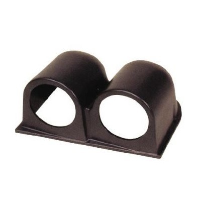 Support PVC noir RedSpec pour 2 manomètres Ø 52mm