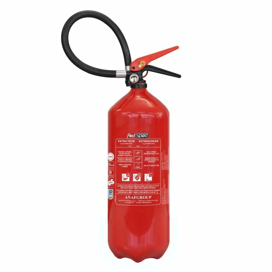 [RS6KGALU] Extincteur manuel à poudre RedSpec 6kg pour assistance - Aluminium
