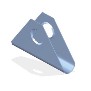 [SP00798SP1] Kit de 2 équerres de renfort à souder - Acier